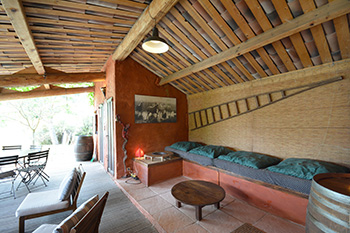 Pool house; Espace détente