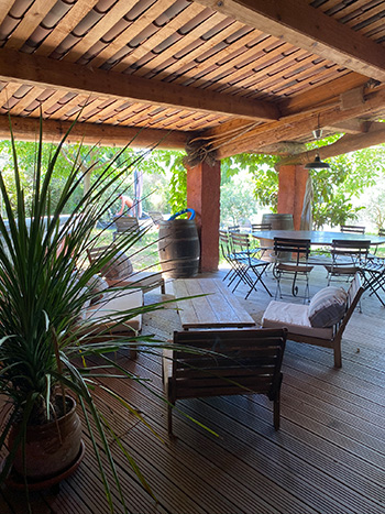 Piscine avec pool house