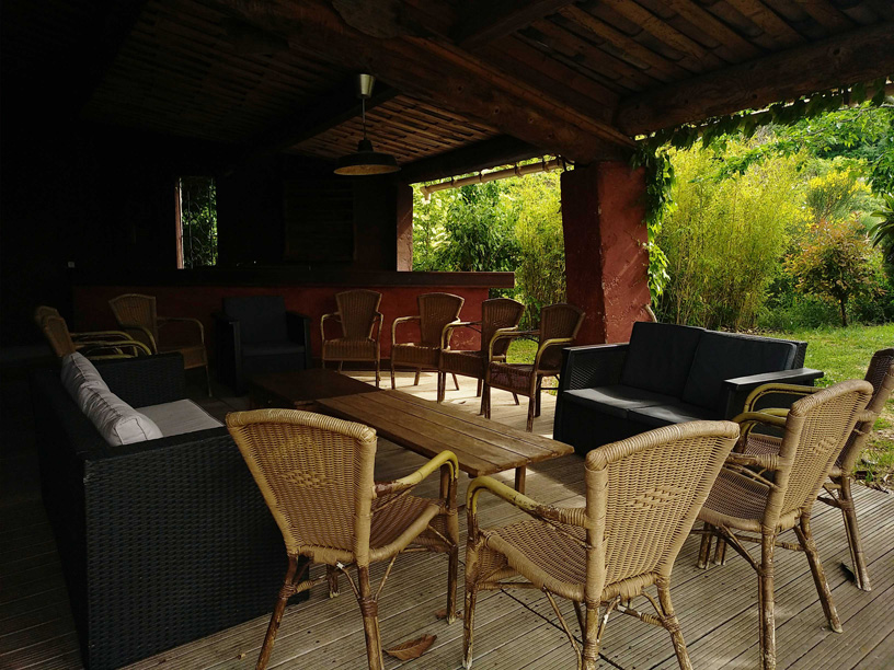 Pool house ombragé de 50 m²