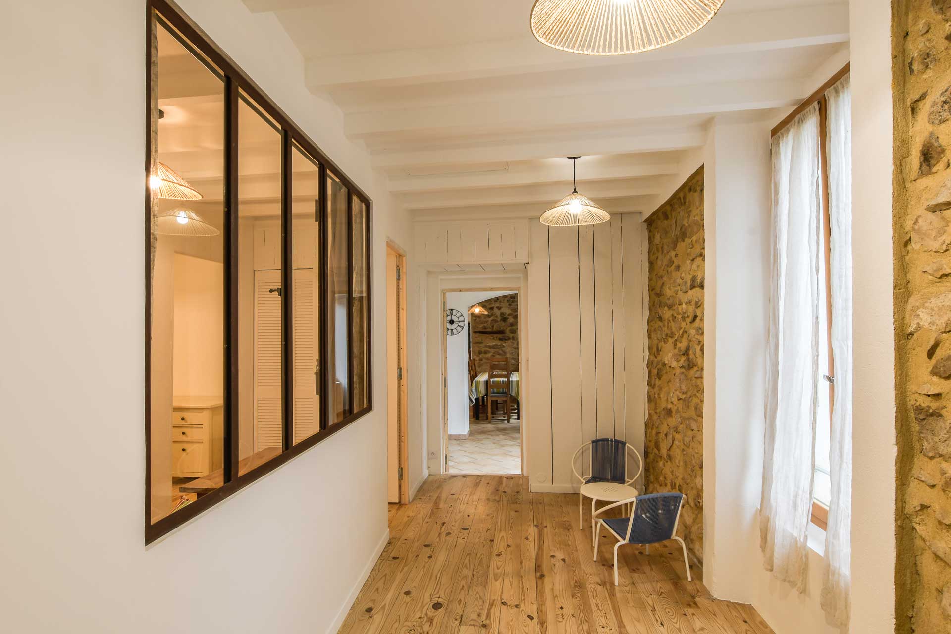 Chambre Cyprès, trois espaces indépendants