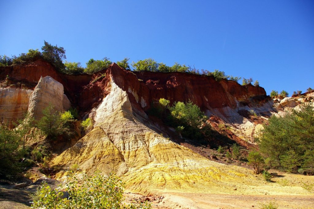 Paysage d'ocres du Colorado de Rustrel