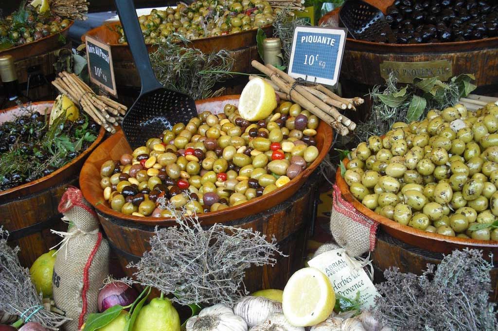 Marché provençal local