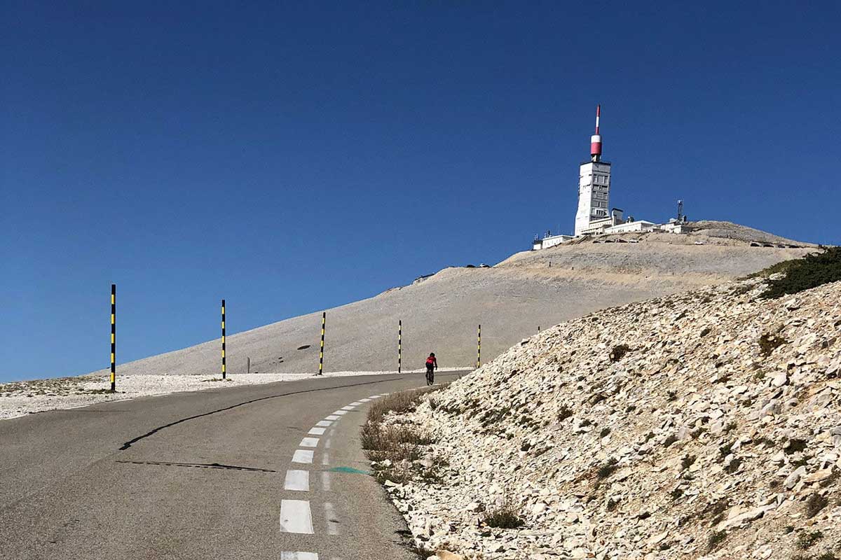 Ascension à vélo du Mont Ventoux
